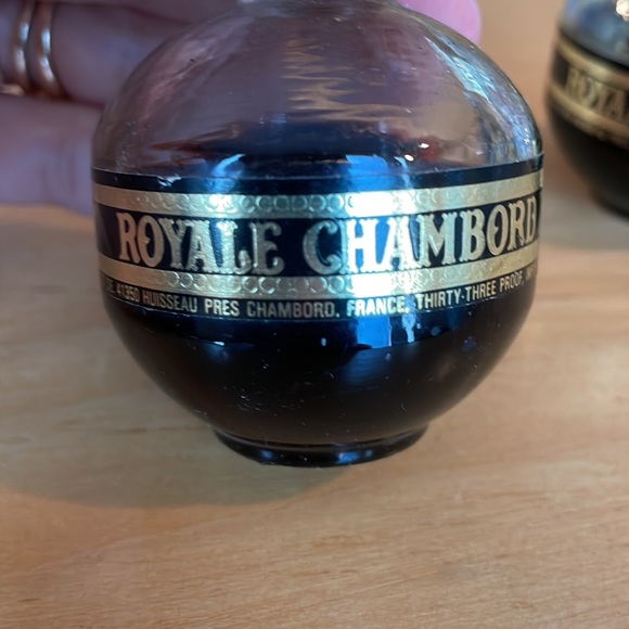 Vintage Chambord Liqoueur Royal Mini Bottles Set of 2 - Picture 9 of 14